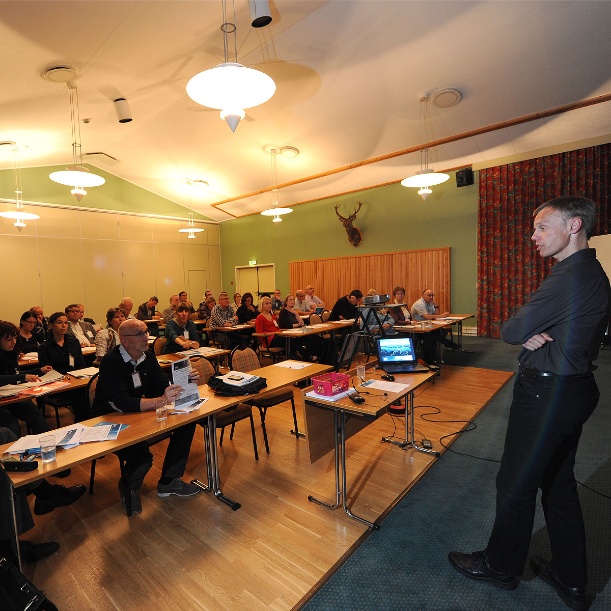 Atle Harby, Centre Director of CEDREN, was able to confirm there is great interest in Norwegian pumped-storage capacity when Norwegian researchers and public authorities met with their European counterparts in Suldal, Norway, 11-13 September. Photo: Atle Abelsen