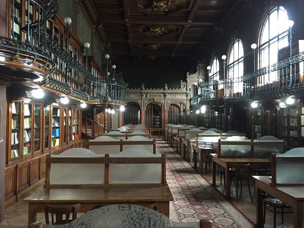 The University library at University of Iasi, which has been voted one of the mos beautiful libraries in the world. Photo: Henrik Kirkeby